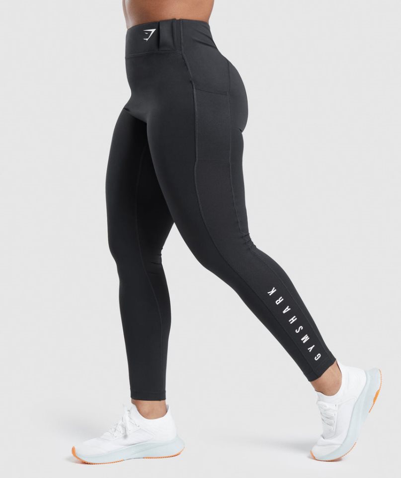 Women's Gymshark Sport Leggings Black | NZ 1OSLWY